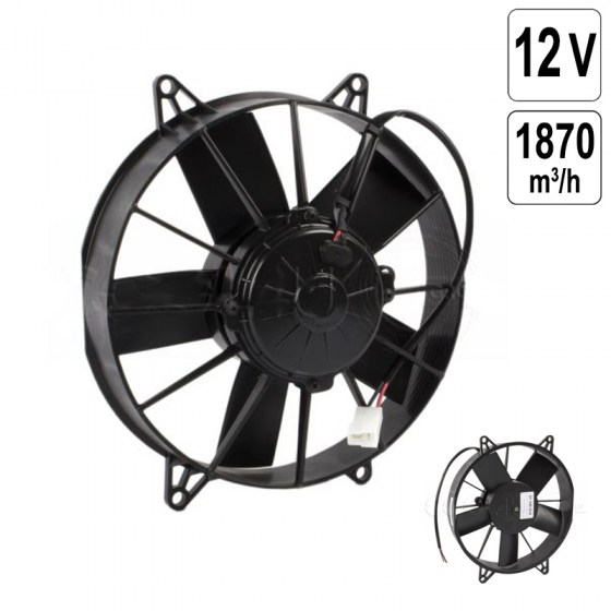 Ventilator AXIAL 12V - 1870 m3/h - aspirare - VA15-AP70/LL-39A